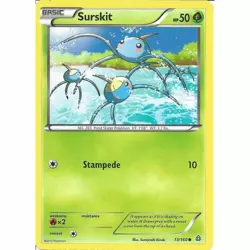 Surskit #13/160 XY Primal Clash Common 2015 Pokemon TCG Card - Image 1