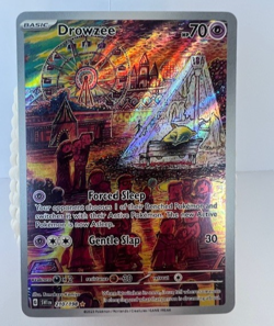 Pokemon TCG Scarlet/Violet Drowzee Base Set Holo Rare Card 210/198 - Image 1