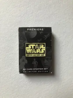Star Wars 1995 Customizable Card Game Premiere Edition, 60 Card Starter Deck - Image 1