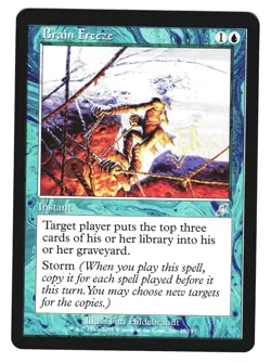 Magic The Gathering MTG - Scourge SCG 2003 - #29 Brain Freeze NM x1 LOT4 - Image 1