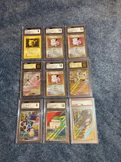 Huge lot Of 30 PSA CGC English And Japanese Pokemon Cards Plus Bonus - Image 5