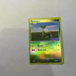 Pokemon TCG - Turtwig 77/100 - Reverse Holo Platinum Stamp Burger King Promo MP - Image 1