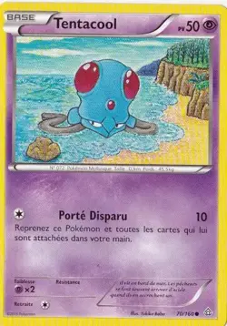 Pokemon TCG Tentacool Primal Clash 70/160 Regular Common - Image 1