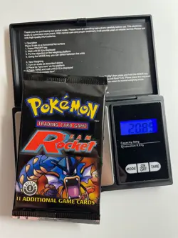 Pokemon TCG Team Rocket 1st Edition Booster Sealed Clean 20.85g English Gyarados - Image 1