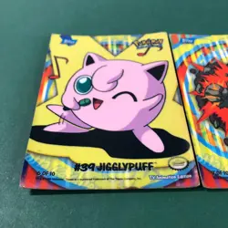 Pokemon Jigglypuff & Geodude 6&7 Animation Stick-On Lot Topps Series 2 HP READ - Image 4