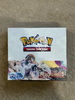 Pokemon TCG Paldea Evolved Booster Box Mint + Acrylic Case - Free Delivery - Image 2
