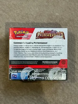Pokemon TCG Paldea Evolved Booster Box Mint + Acrylic Case - Free Delivery - Image 4