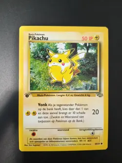 Pokemon Pikachu 60/64 - GERMAN 1st Edition Jungle Set (Near Mint Condition) - Image 1