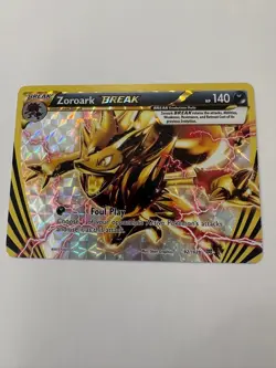 Pokemon TCG Zoroark BREAK 92/162 - XY Breakthrough Rare Break Holo LP - Image 1