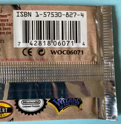 1999 Pokemon Fossil Booster Pack Zapdos Art Sealed Pristine Condition - Image 3