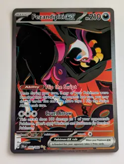 Fezandipiti ex 092/064 Special Illustration Rare Shrouded Fable Pokemon TCG LP - Image 1