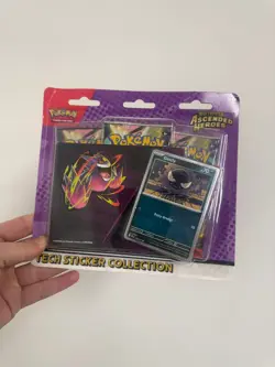 Pokemon TCG Ascended Heroes Tech Sticker Collection 3 pack (Gastly) - Image 1