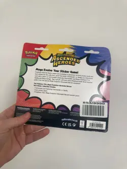 Pokemon TCG Ascended Heroes Tech Sticker Collection 3 pack (Gastly) - Image 2