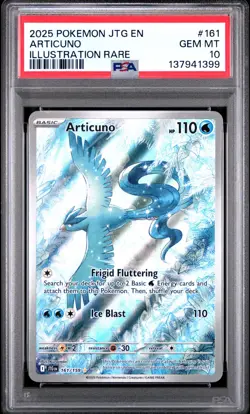 Pokemon TCG Articuno 161/159 Sv09: Journey Together Holo - PSA 10 - Image 1