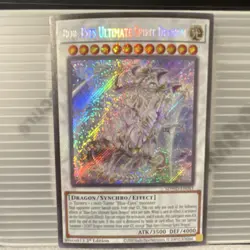 Konami Yu-Gi-Oh! Blue-Eyes Ultimate Spirit Dragon Holo 1st Ed SDWD-EN043 3500/4. - Image 1