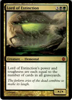 2009 Magic The Gathering Alara Reborn Lord of Extinction #91 Light Play - Image 1