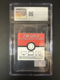 Clefairy 2023 Pokemon Candy Sticker 24k GOLD Plating CGC GEM MINT 10 - Image 2