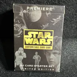 Premiere Star Wars Customizable Card Game 60 Card Starter Set 1995 - Image 1