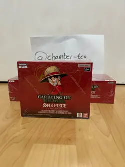 One Piece OP-13 Booster Box Sealed Box 24 Packs English | Carrying On His Will - Image 1