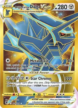Pokemon - 210/189 - Origin Forme Dialga VSTAR - Astral Radiance - Image 1
