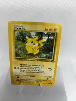 Pokemon TCG Jungle Pikachu Card 60/64 Unlimited Regular Common - Image 2