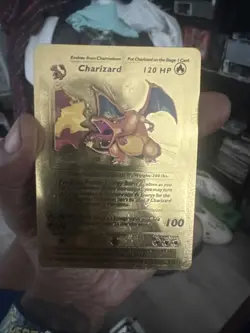 1999 Pokemon Charizard Gold Foil Textured Card 4/102 - Image 5