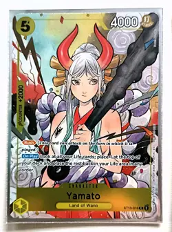 One Piece Card Game Yamato & Boa Hancock Dash Pack Alt Art Promo Cards - Image 2