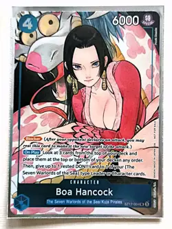 One Piece Card Game Yamato & Boa Hancock Dash Pack Alt Art Promo Cards - Image 3