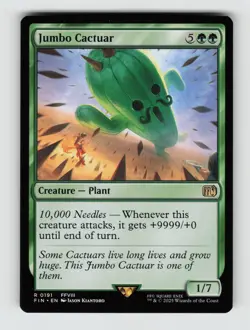 Jumbo Cactuar*Non-Foil* Prerelease Cards 191 NM - Image 1