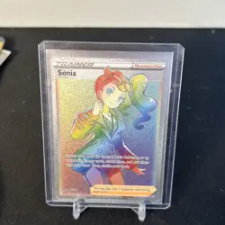Sonia 203/192 - Rebel Clash - Rainbow Rare - Pokemon Card - NM - Image 1