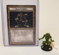Yugioh Dungeon Dice Monsters DDM Shadow Ghoul B3-07 English Card & Figure Lot - Image 1