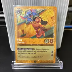 Lilo Escape Artist 25/P2 Promo Gold Glitter Foil Card Lorcana Azurite Sea - Image 1