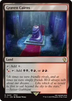 MTG Graven Cairns [FINAL FANTASY Commander] Near Mint Magic - Image 1