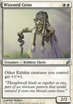Moderatly Played, English - 1 x MTG Wizened Cenn - Foil Lorwyn - Image 1