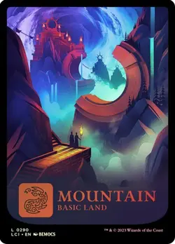 Mountain #290 Foil Full Art The Lost Caverns of Ixalan NM MTG - Image 1