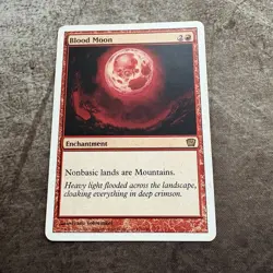 Blood Moon - 9th Edition - MTG Magic the Gathering - MP - Image 1