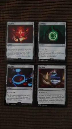 Magic: the Gathering / MtG Sol Ring x4 Mixed Sets - Image 1