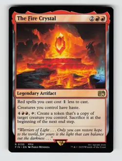 The Fire Crystal*Non-Foil* FINAL FANTASY 135 NM - Image 1