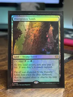 Overgrown Tomb Foil 266- Lorwyn Eclipsed (MTG) NM - Image 1