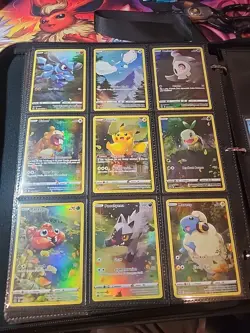 Pokemon TCG Crown Zenith Galarian Gallery NM Full Art Set 9 GG26 - GG34 Pikachu - Image 1