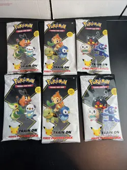 Pokemon TCG: First Partner Pack (Alola, Unova, Sinnoh) Two of Each Lot of 6 - Image 1