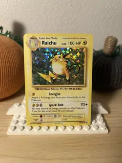 Pokemon XY Evolutions Holo Rare TCG Raichu 36/108 LP Condition - Image 1