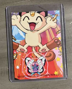 2000 Topps Pokemon Stick On #3 61 Poliwhirl Series 2 Chase TV Animation Sticker - Image 2