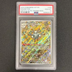 Pokemon TCG: Magneton SVP159 - Pokemon Center Stamped Promo PSA 10 - Image 1