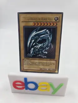 Yugioh Blue Eyes White Dragon DIK-P001 1ST ULTRA (LP) PORTUGESE - Image 1