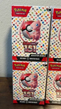 6X Pokemon Scarlet & Violet 151 Booster Bundle (36 Packs total) Sealed! - Image 2