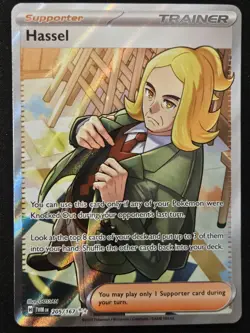 Hassel 205/167 S&V Twilight Masquerade Full Art Ultra Rare Holo Pokemon 2024 NM - Image 1