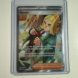 Pokemon TCG Hassel 205/167 S&V Twilight Masquerade Full Art Trainer Rare - Image 1