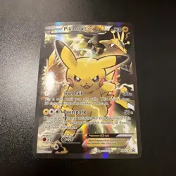 Pikachu EX XY124 Black Star Promo 2016 Holo Pokemon Card TCG - Image 3