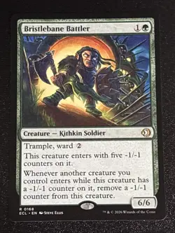 MTG Lorwyn Eclipsed Bristlebane Battler 0168 NM Rare - Image 1